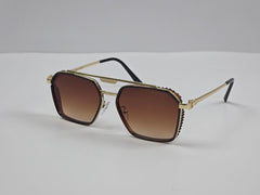 Prada Geometric Metal Sunglasses