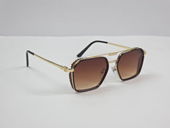 Prada Geometric Metal Sunglasses